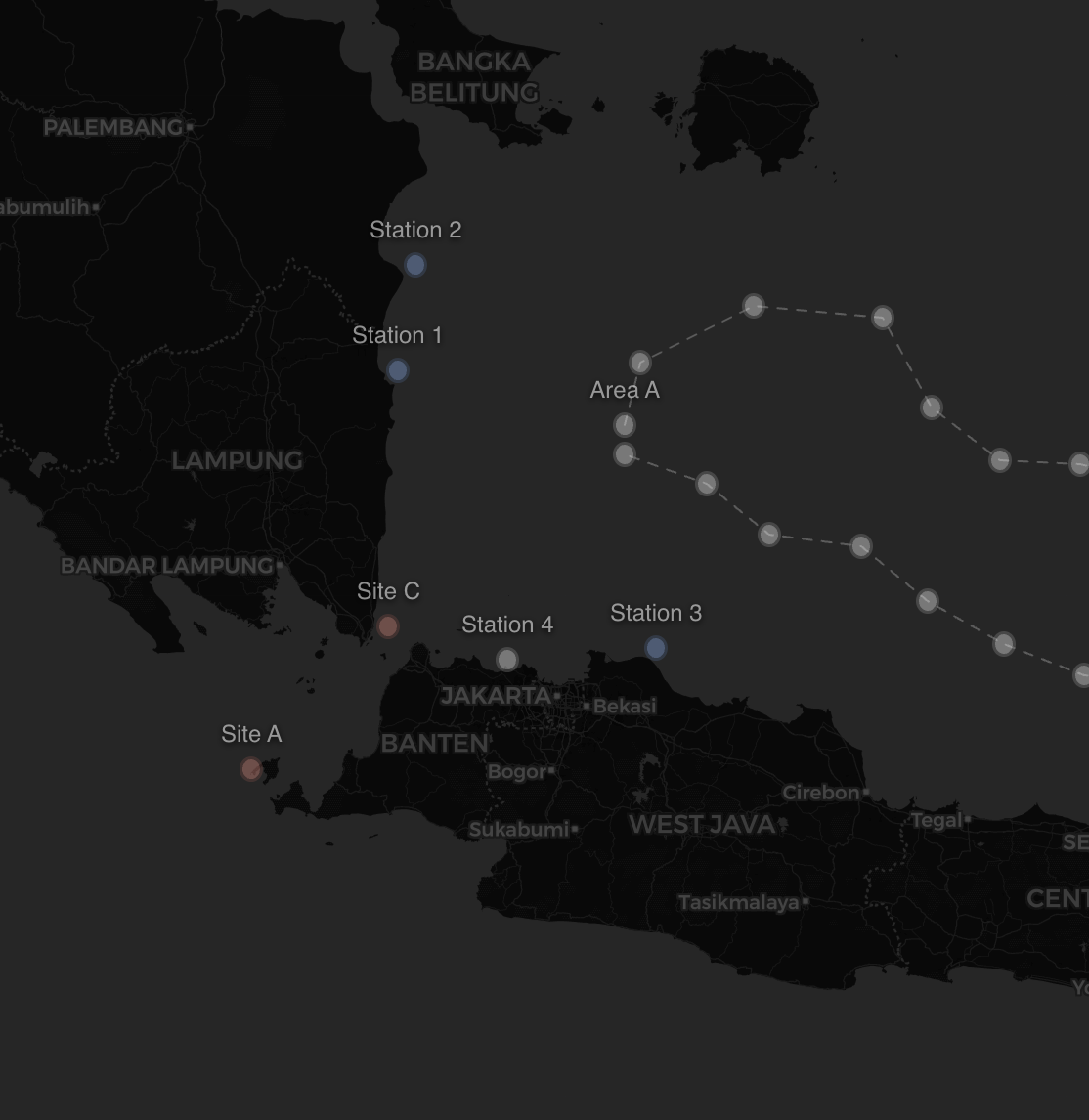 Geospatial sequence builder preview